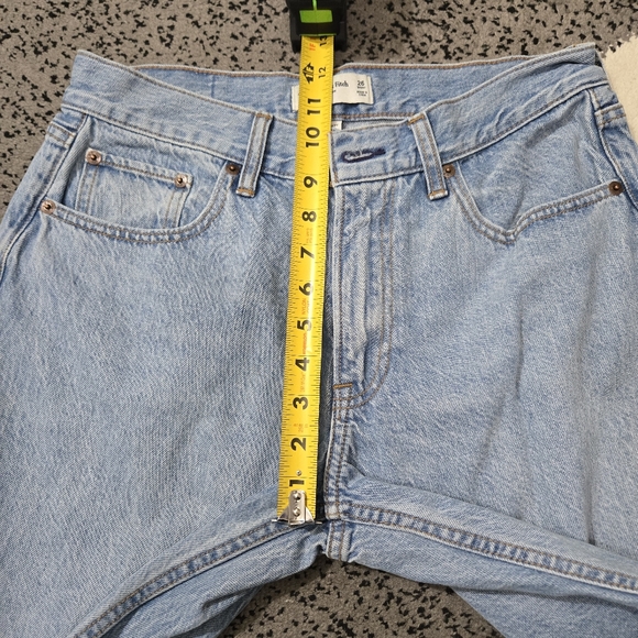 Abercrombie & Fitch Curve Love Ultra Loose Low Rise Jeans, 26 SHORT, NWOT - Picture 6 of 11